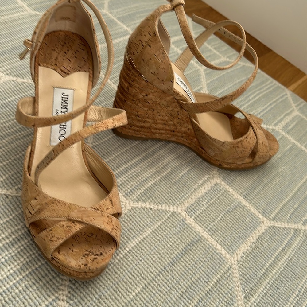 Jimmy Choo eapadrille sandal like new